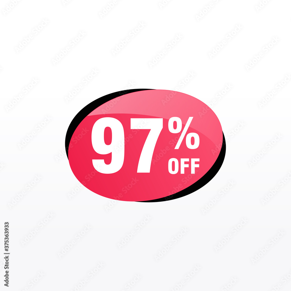 97 discount, Sales Vector badges for Labels, , Stickers, Banners, Tags, Web Stickers, New offer. Discount origami sign banner 97 discount, Sales Vector badges for Labels, , Stickers, Banners, Tags, Web Stickers, New offer. Discount origami sign banner