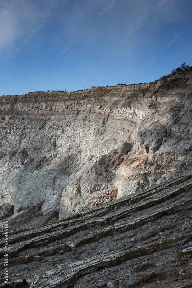Ijen Crater or Kawah Ijen is a volcanic tourism attraction in Indonesia with beautiful landscape Ijen Crater or Kawah Ijen is a volcanic tourism attraction in Indonesia with beautiful landscape