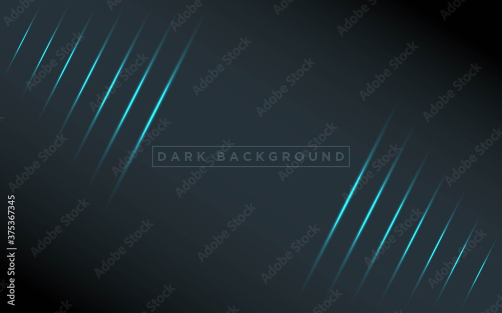 Naklejka premium abstract metallic blue black frame layout modern tech design template background