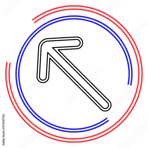 vector arrow symbol - arrow shape illustration