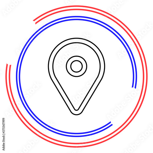 map pointer, map pin, map icon