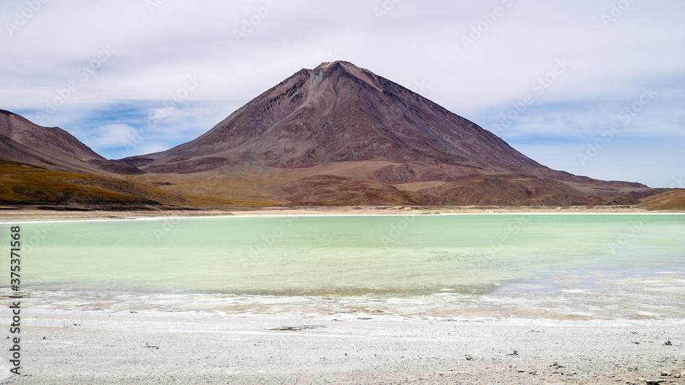 Laguna Verde in the Altiplano region in Bolivia