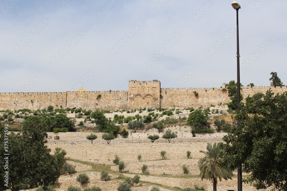 view of the old city of jerusalem