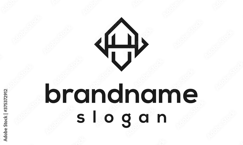 Letter AV logo design vector Letter AV logo design vector