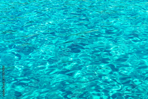 Turquoise water surface of the Mediterranean