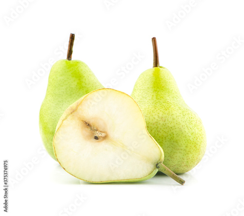 pear fruit an isolated on white background with clipping path