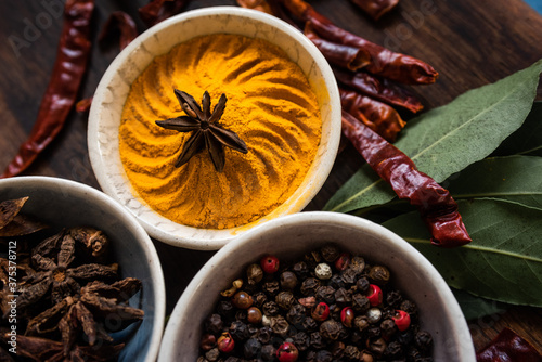 spices in a bowl