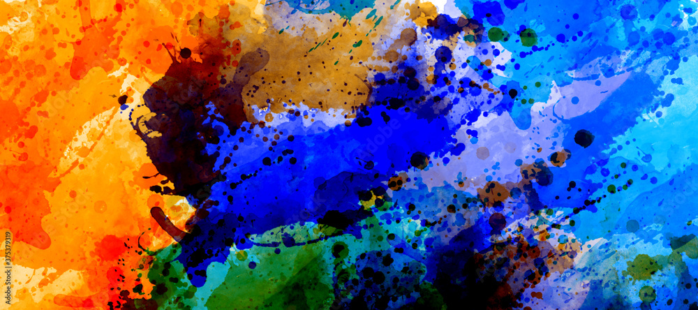 abstract colorful grunge background paint art texture