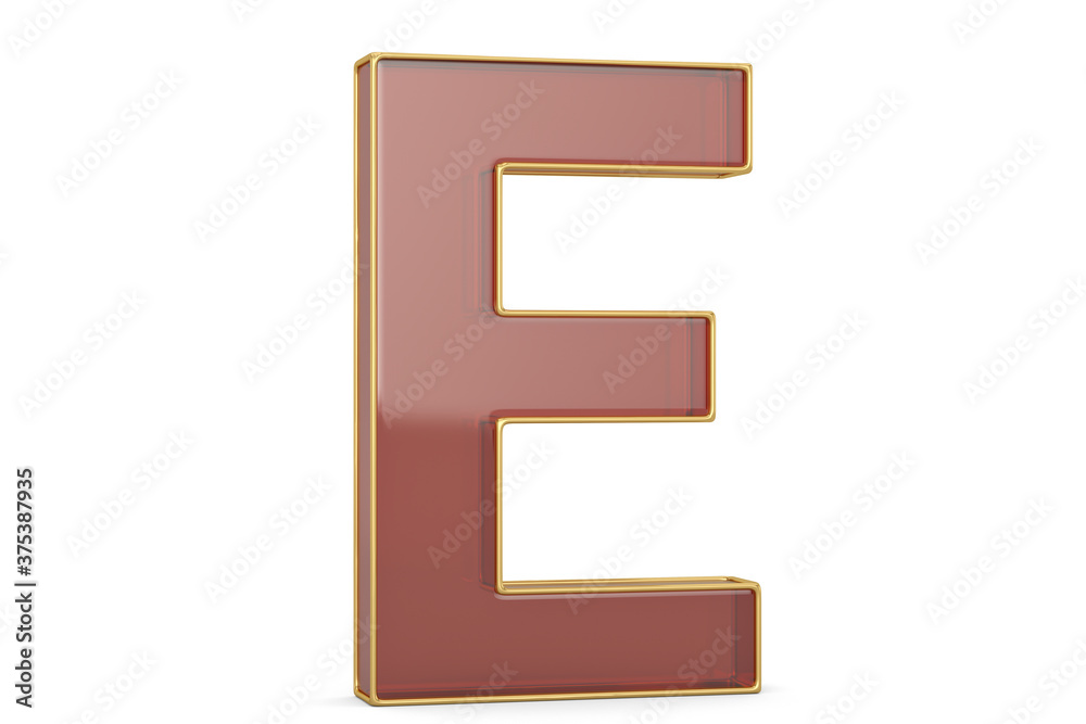 Golden frame alphabet Isolated On White Background, 3D render. 3D illustration. Golden frame alphabet Isolated On White Background, 3D render. 3D illustration.
