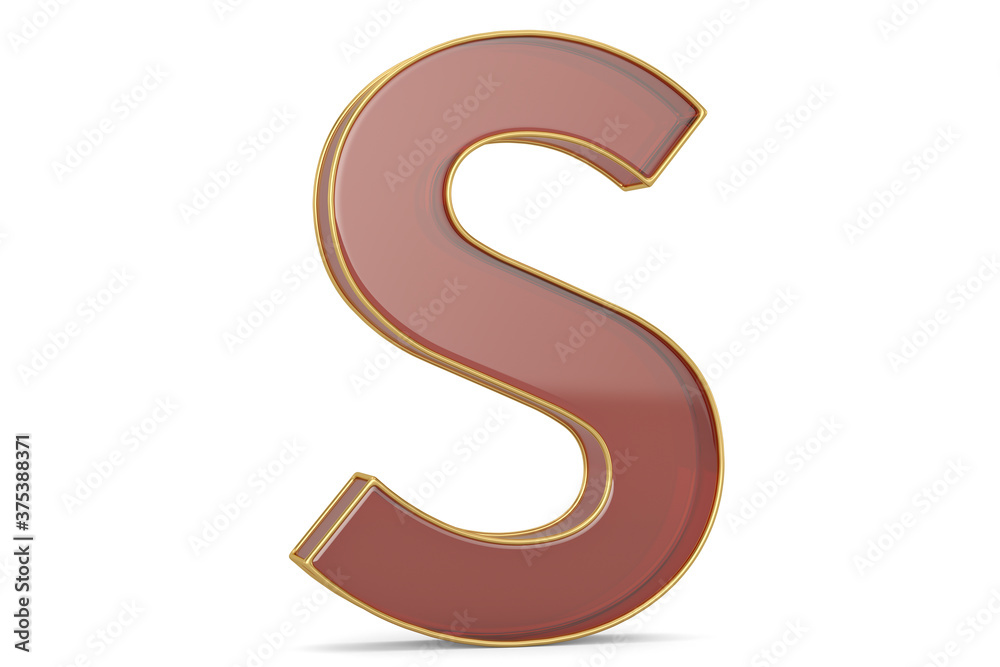 Golden frame alphabet Isolated On White Background, 3D render. 3D illustration. Golden frame alphabet Isolated On White Background, 3D render. 3D illustration.