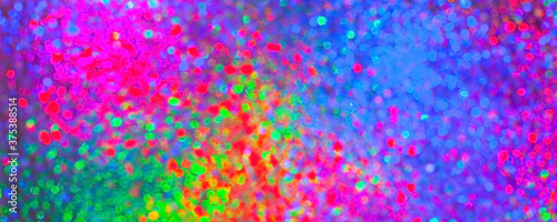 abstract colorful lights for celebration textured glass  blurred