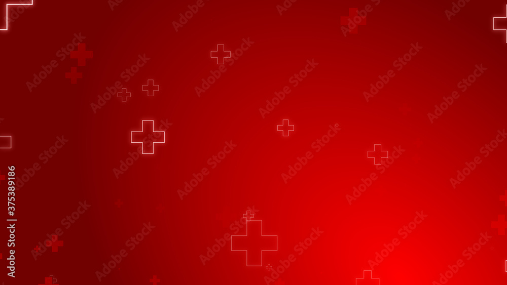 Medical health red cross neon light shapes pattern healthcare background. Medical health red cross neon light shapes pattern healthcare background.
