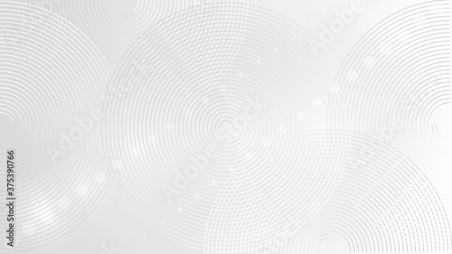 Light gray background with a pattern of circles and highlights, space for text, modern style.