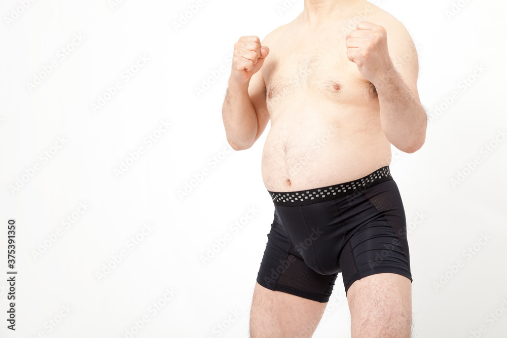 Obraz premium メタボ男性