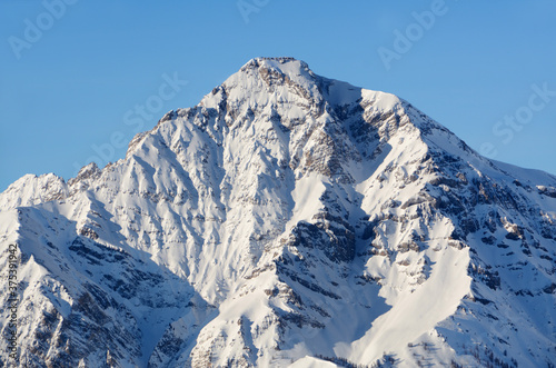 Fotografija Mount Chaberton is 3,131 meters high and is a mountain in the Cottian Alps located in the French department of the Hautes-Alpes but overlooks the Susa Valley in Italy