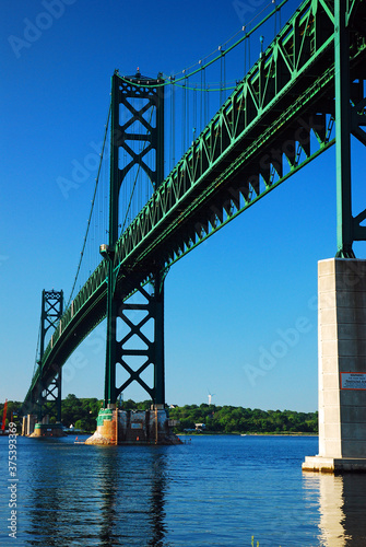 The Bristol Mt Hope Suspension Bridge photo