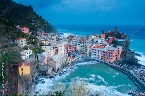 View over Vernazza in Italy
