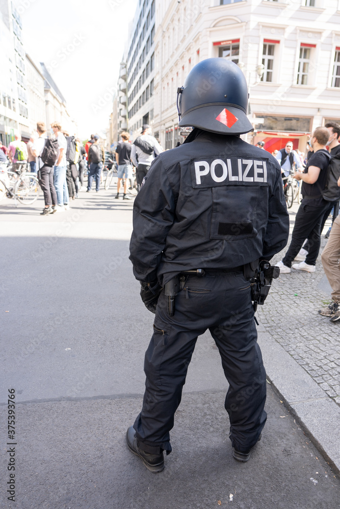 Polizeieinsatz während einer Demonstration Polizeieinsatz während einer Demonstration