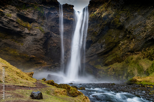 Kvernufoss  a waterall in south Iceland