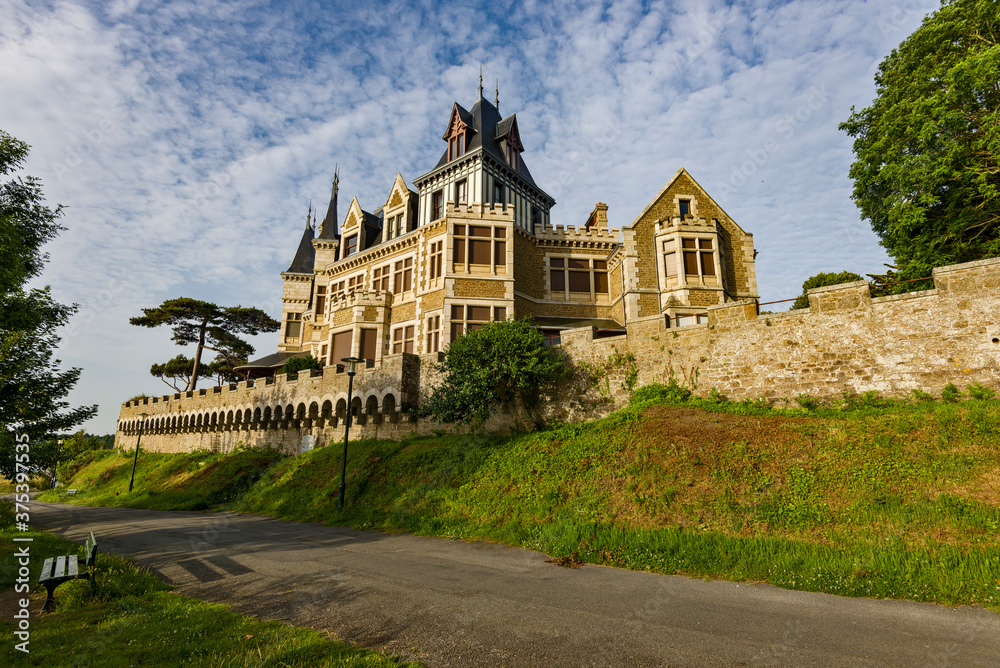 a Neo-Gothic English house in Dinard, France