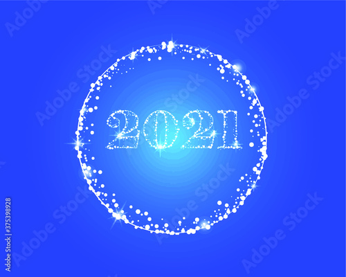 2021 new year illustration