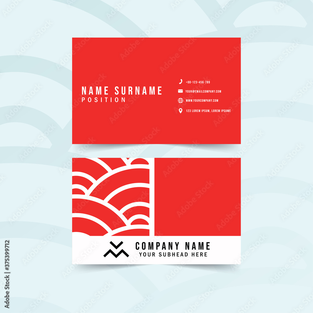 Modern Geometric Business Card Modern Geometric Business Card