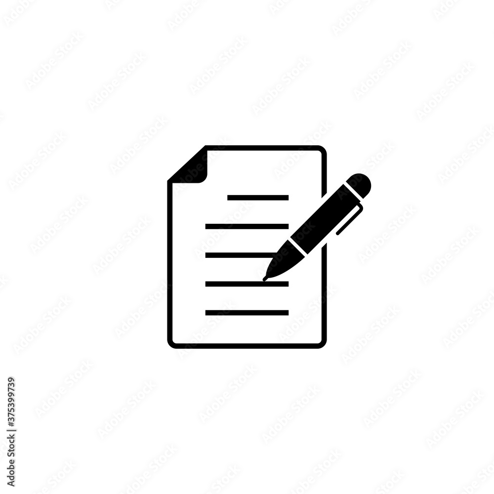 Write a Note Icons vector design Write a Note Icons vector design