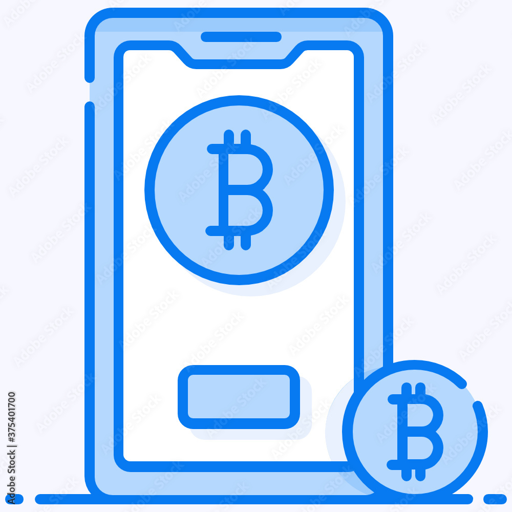 Icon design of buy bitcoin, trendy icon of digital money inside mobile
Icon design of buy bitcoin, trendy icon of digital money inside mobile