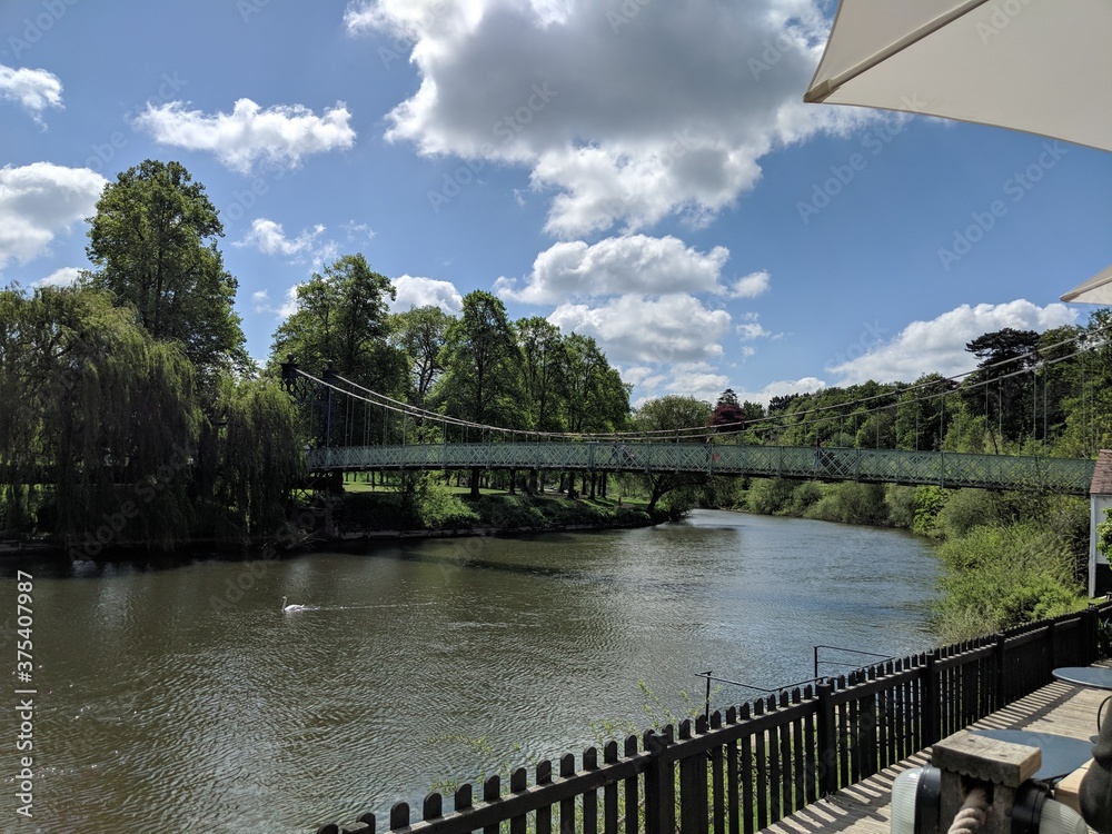 Fototapeta premium bridge over river