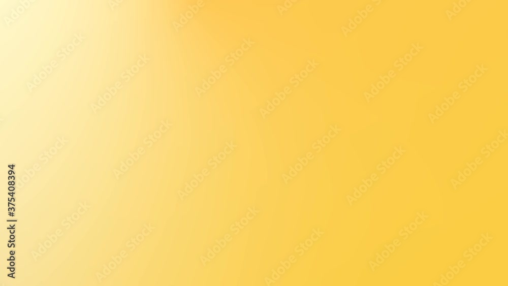 Abstract motion background. Gradient shades of yellow with seamless loop