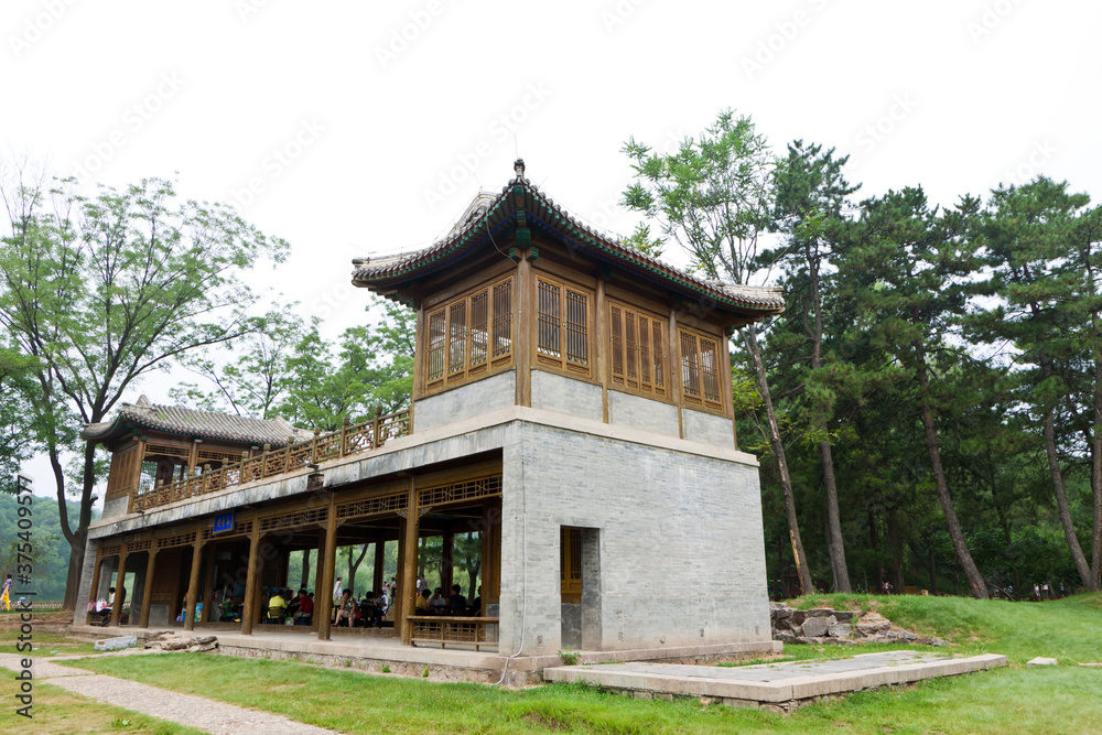loft building in a Chinese ancient garden loft building in a Chinese ancient garden