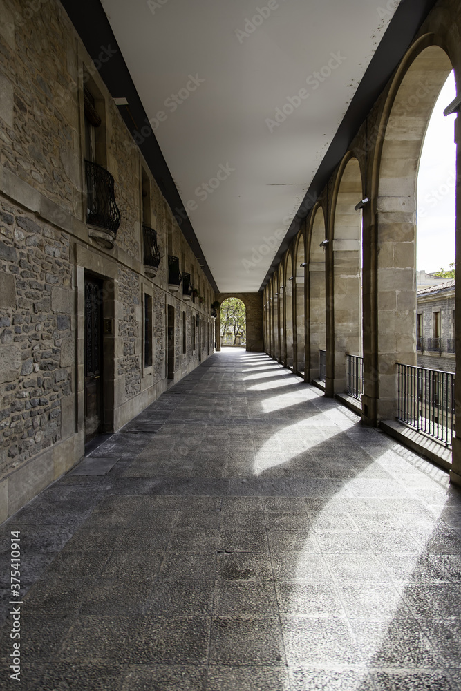 Old alley in a village