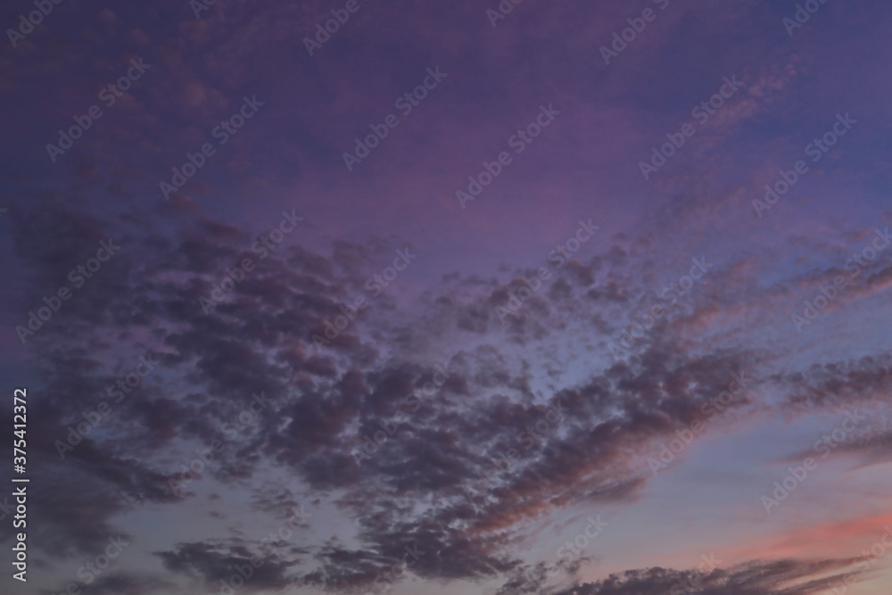 Fototapeta premium Dramatic and Twilight Sky suitable for Sky Replacement