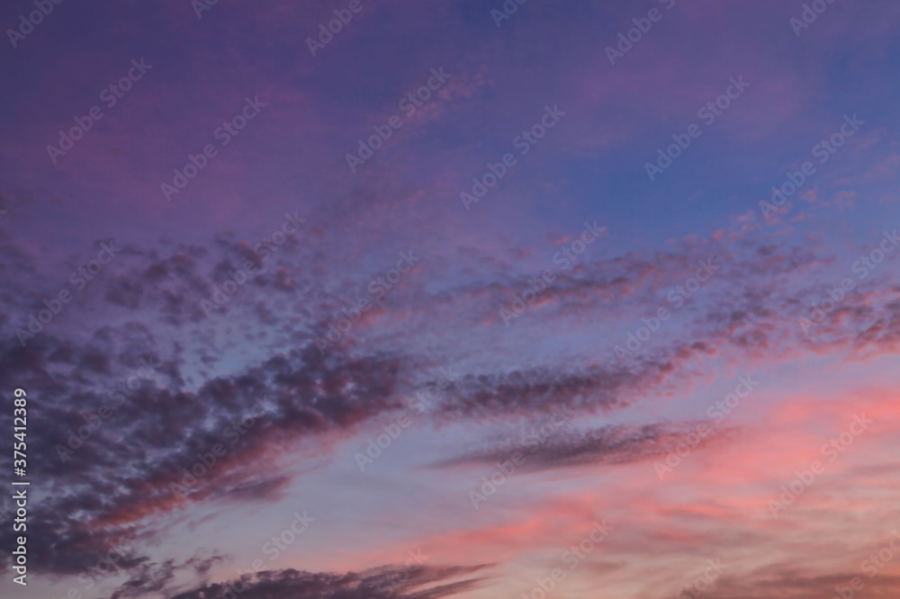 Dramatic and Twilight Sky suitable for Sky Replacement