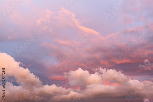 Fototapeta Naklejka Na Ścianę i Meble -  Dramatic and Twilight Sky suitable for Sky Replacement