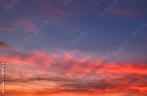 Dramatic and Twilight Sky suitable for Sky Replacement