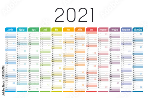 Calendrier 2021