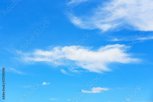 Blue sky background with clouds © TawanSaklay