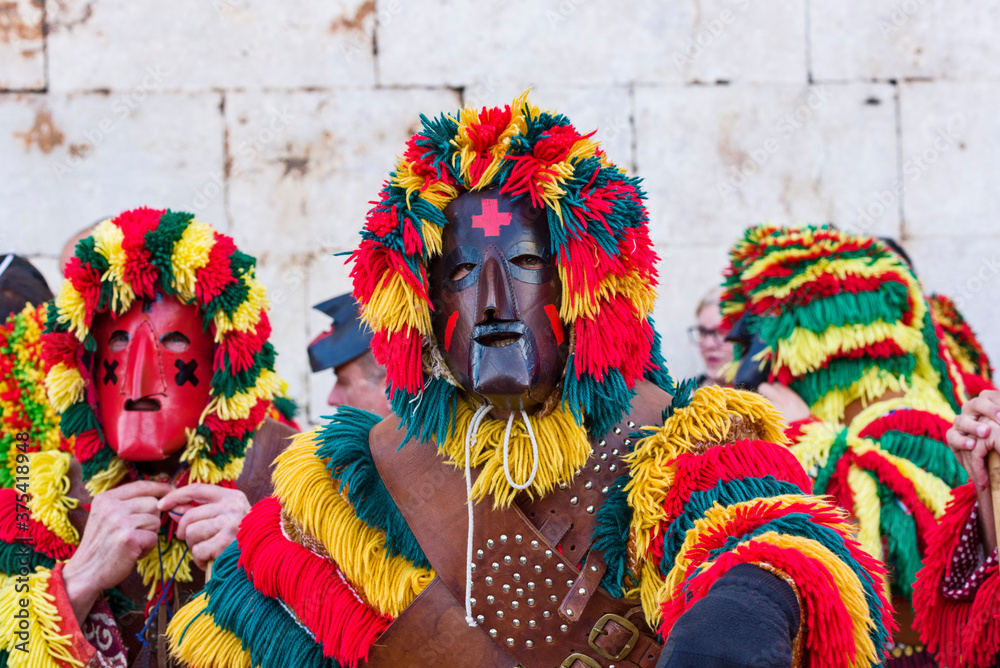 Macedo dos Cavaleiros group in Festival of the Iberian Mask in Lisbon, Portugal