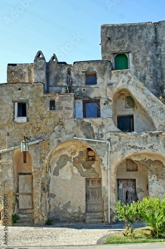 old, historic house on the island of procida, campania, gulf of naples, italy © PR-PhotoDesign