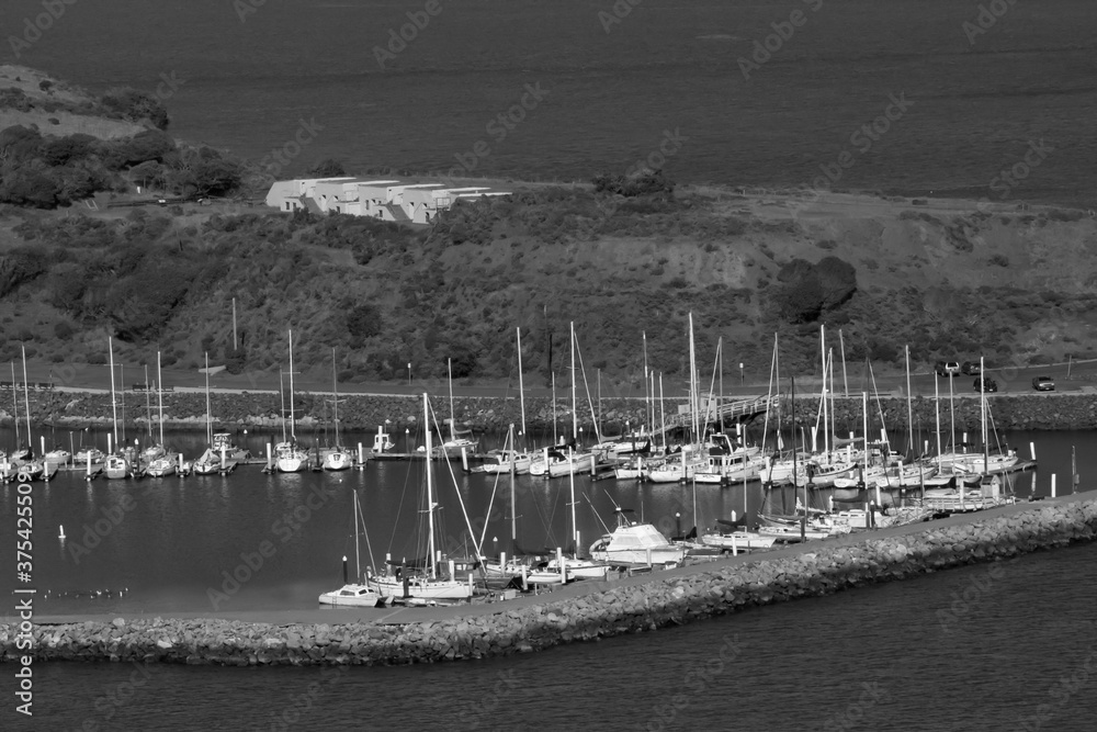Fototapeta premium Sailboat in the Bay