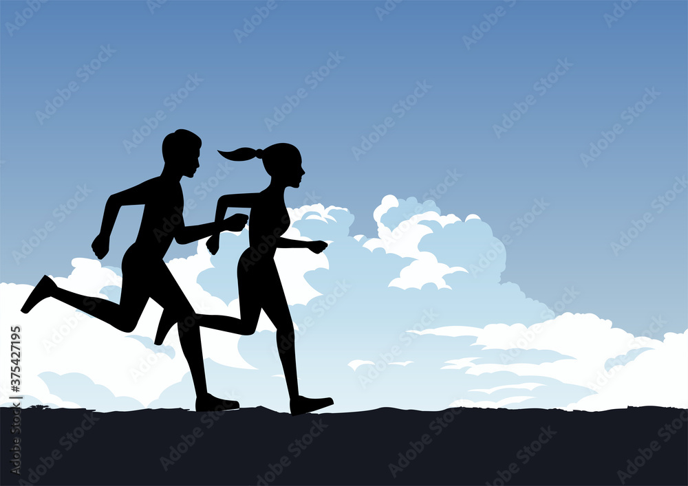 couple exercise by running for healthy couple exercise by running for healthy