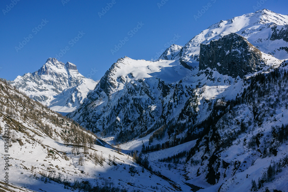 monte Viso, 3841 mts, Valle del Guil,Alpes,parque natural Queyras,Francia-Italia, Europa