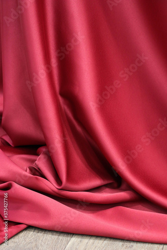 red silk background