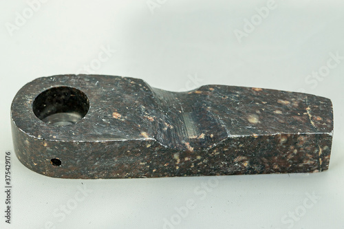 Stone smoke hand pipe