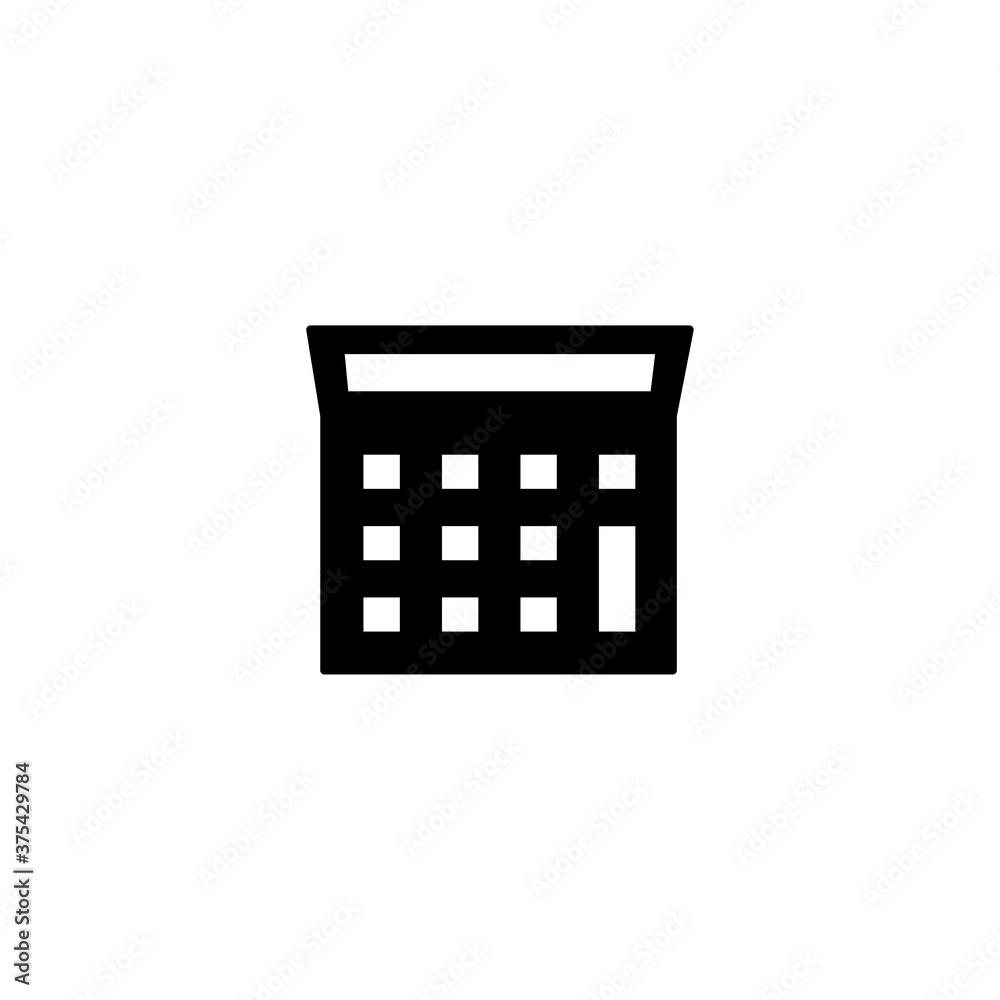 calculator icon design template, vector eps10 calculator icon design template, vector eps10