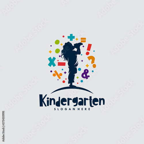 Preschool, kindergarten, playgroup logo