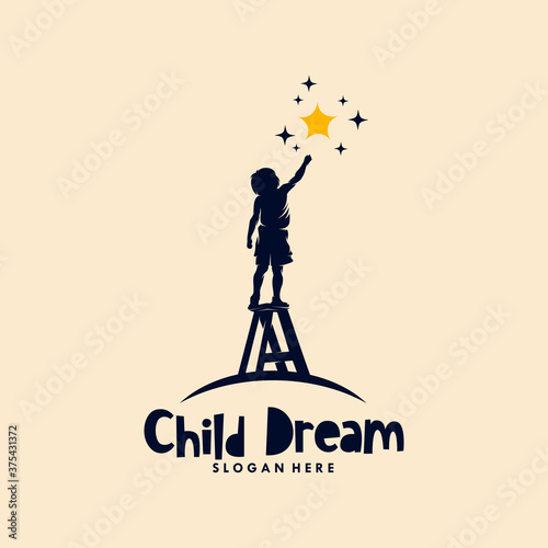 Little kids dream logo design