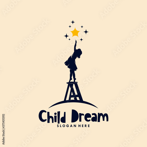 Little kids dream logo design