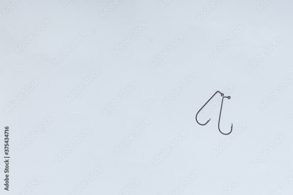 Fototapeta premium fish hook with shiny bait